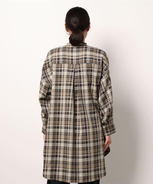 DouDou（ドゥドゥ）の「カルゼチェックシャツ BLK（シャツ/ブラウス・レディース・ブラック・FREE）」の2枚目の写真