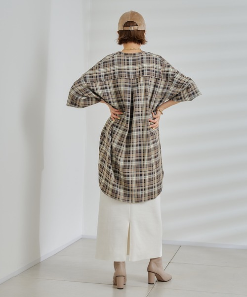 DouDou（ドゥドゥ）の「カルゼチェックシャツ BLK（シャツ/ブラウス・レディース・ブラック・FREE）」の21枚目の写真