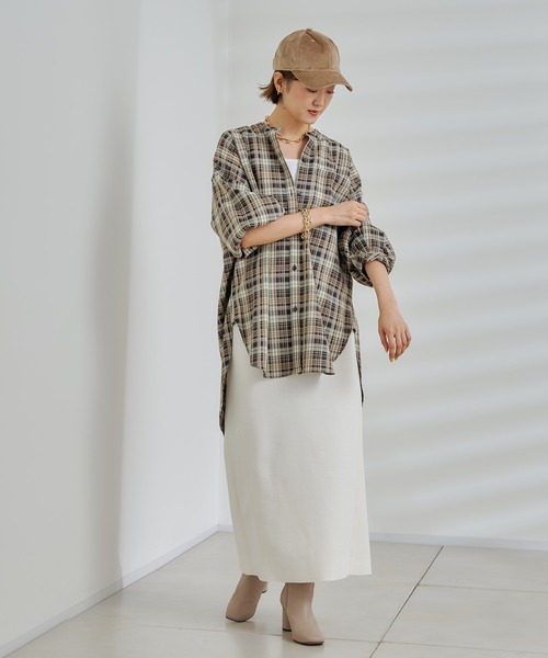 DouDou（ドゥドゥ）の「カルゼチェックシャツ BLK（シャツ/ブラウス・レディース・ブラック・FREE）」の20枚目の写真