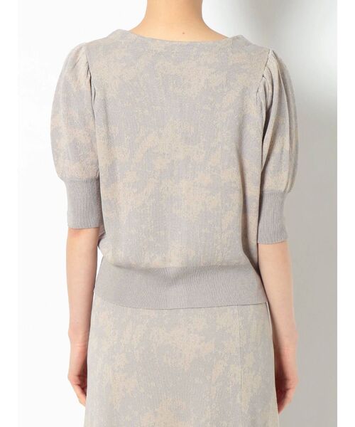 LAGUNAMOON（ラグナムーン）の「ジャガードパターン2WAYニットプルオーバー（ニット/セーター・レディース・ブラウン/ライトグレー・FREE）」の6枚目の写真