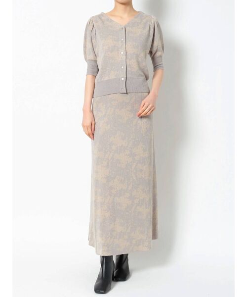 LAGUNAMOON（ラグナムーン）の「ジャガードパターン2WAYニットプルオーバー（ニット/セーター・レディース・ブラウン/ライトグレー・FREE）」の11枚目の写真