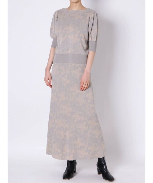 LAGUNAMOON（ラグナムーン）の「ジャガードパターン2WAYニットプルオーバー（ニット/セーター・レディース・ブラウン/ライトグレー・FREE）」の16枚目の写真