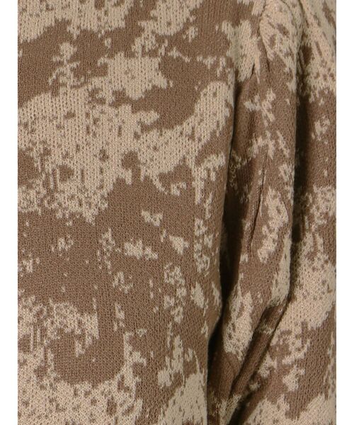 LAGUNAMOON（ラグナムーン）の「ジャガードパターン2WAYニットプルオーバー（ニット/セーター・レディース・ブラウン/ライトグレー・FREE）」の18枚目の写真