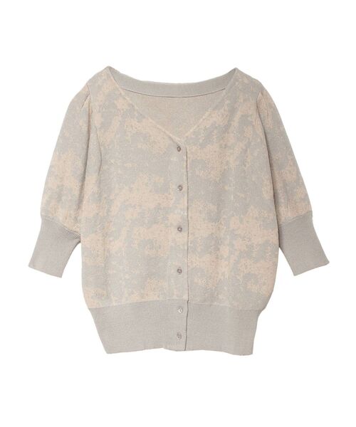 LAGUNAMOON（ラグナムーン）の「ジャガードパターン2WAYニットプルオーバー（ニット/セーター・レディース・ブラウン/ライトグレー・FREE）」の21枚目の写真