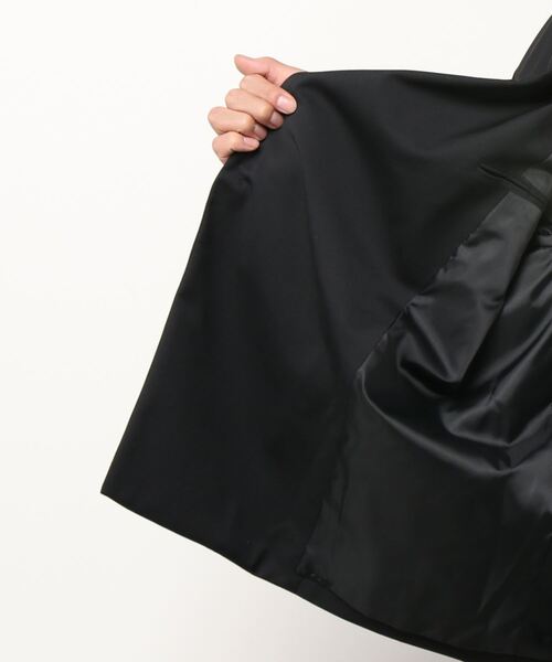 MAISON SPECIAL（メゾンスペシャル）の「《ユニセックスアイテム》マルチファブリックストレッチプライムオーバーダブルテーラードジャケット 【MAISON SPECIAL/メゾンスペシャル】（テーラードジャケット・メンズ・カーキ/ブラック/チャコールグレー/グレー・1/0/2）」の6枚目の写真