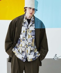 MAISON SPECIAL | 《ユニセックスアイテム》マルチファブリックストレッチプライムオーバーダブルテーラードジャケット 【MAISON SPECIAL/メゾンスペシャル】(テーラードジャケット)