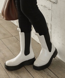 サイドゴアロングブーツ