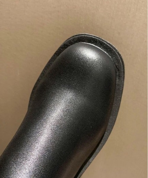 La-gemme（ラジェム）の「サイドゴアロングブーツ（ブーツ・レディース・ホワイト/ブラック・35/36/37/38/39/40）」の11枚目の写真