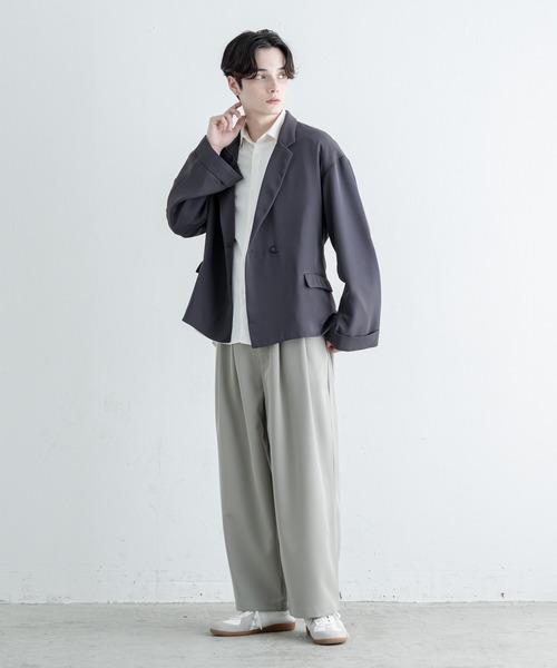 EDDEN ELLEN(エデンエレン)の「【EDDEN ELLEN】テーパードワイドスラックス(スラックス・メンズ・ライトグレー/ブラック/ライトベージュ/モカ・SMALL/MEDIUM/LARGE/X-SMALL)」の22枚目の写真