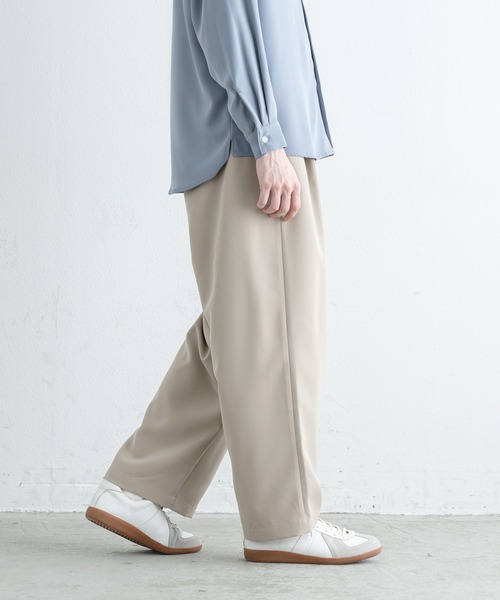 EDDEN ELLEN(エデンエレン)の「【EDDEN ELLEN】テーパードワイドスラックス(スラックス・メンズ・ライトグレー/ブラック/ライトベージュ/モカ・SMALL/MEDIUM/LARGE/X-SMALL)」の6枚目の写真