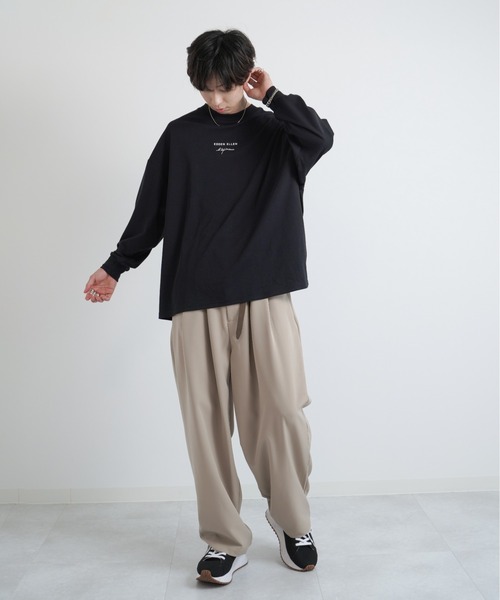 EDDEN ELLEN(エデンエレン)の「【EDDEN ELLEN】テーパードワイドスラックス(スラックス・メンズ・ライトグレー/ブラック/ライトベージュ/モカ・SMALL/MEDIUM/LARGE/X-SMALL)」の20枚目の写真