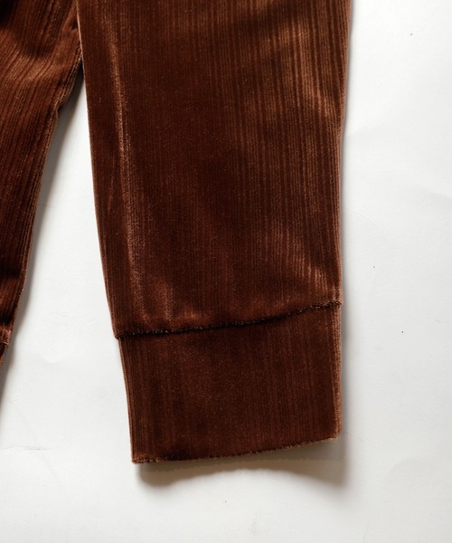 UNION STATION（ユニオンステーション）の「ベロアストライプZIPパーカー（パーカー・メンズ・ベージュ/ブラウン/オフホワイト・LL/M/L）」の16枚目の写真