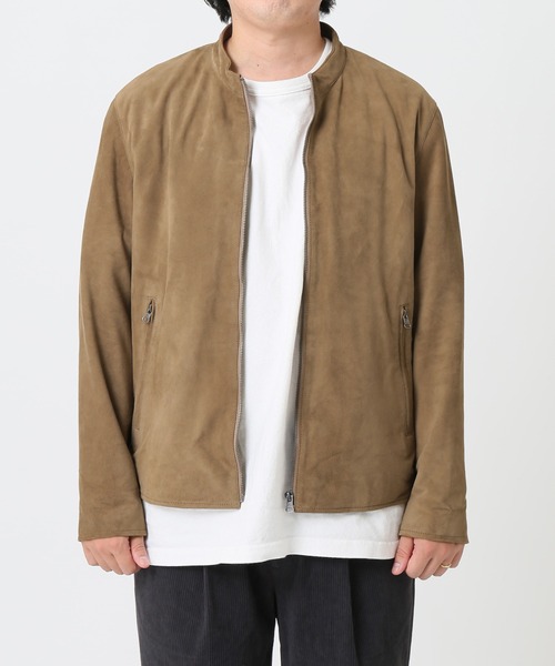 JOURNAL STANDARD relume(ジャーナルスタンダード レリューム)の「◆SUEDE RIDERS JACKET/スウェード ライダースジャケット(ライダースジャケット・メンズ・ベージュ・MEDIUM/LARGE)」の15枚目の写真