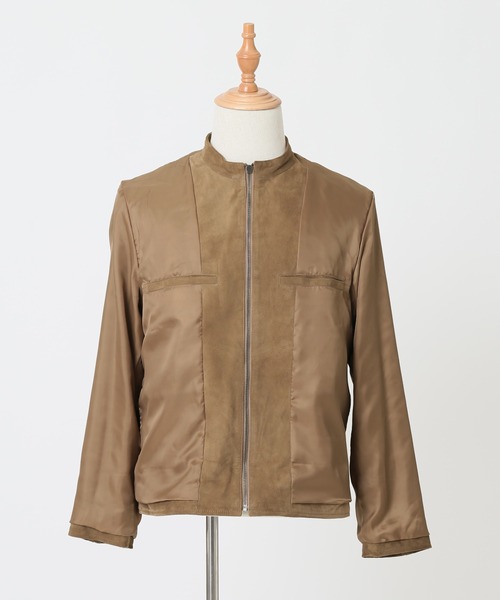 JOURNAL STANDARD relume(ジャーナルスタンダード レリューム)の「◆SUEDE RIDERS JACKET/スウェード ライダースジャケット(ライダースジャケット・メンズ・ベージュ・MEDIUM/LARGE)」の14枚目の写真
