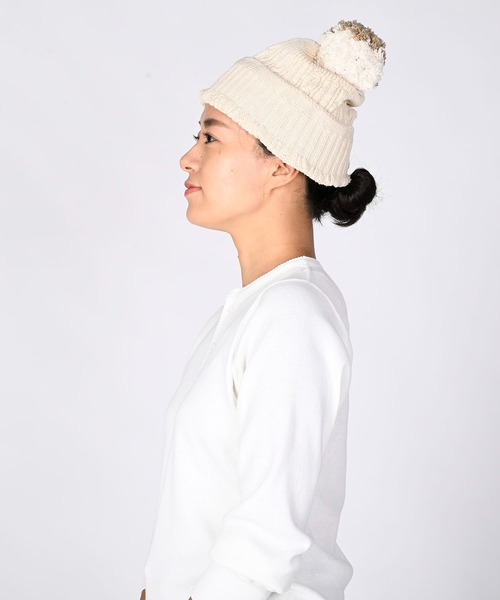 45R(フォーティファイブアール)の「ストレッチニットのキャップ(ニットキャップ/ビーニー・レディース・キナリ・FREE)」の6枚目の写真