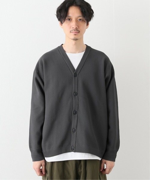 B.C STOCK（ベーセーストック）の「POLYESTER ライトカーディガン（カーディガン/ボレロ・メンズ・チャコールグレー/ブラウン/グリーン・MEDIUM/LARGE）」の20枚目の写真