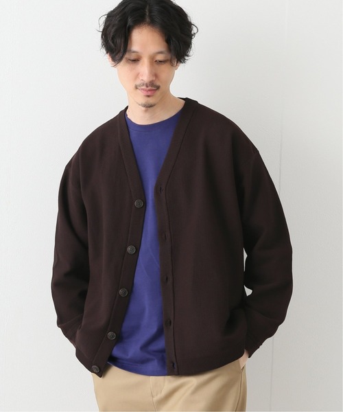 B.C STOCK（ベーセーストック）の「POLYESTER ライトカーディガン（カーディガン/ボレロ・メンズ・チャコールグレー/ブラウン/グリーン・MEDIUM/LARGE）」の9枚目の写真