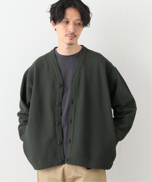 B.C STOCK（ベーセーストック）の「POLYESTER ライトカーディガン（カーディガン/ボレロ・メンズ・チャコールグレー/ブラウン/グリーン・MEDIUM/LARGE）」の22枚目の写真