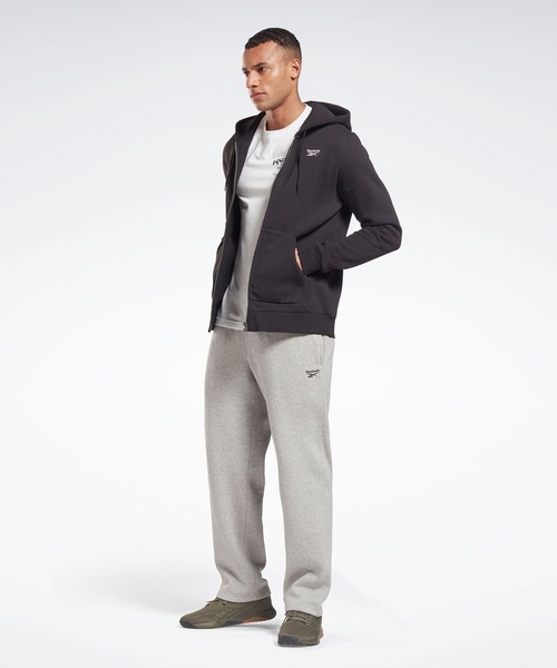 Reebok(リーボック)の「 アイデンティティ ジップアップ フーディー / Identity Zip-Up Hoodie(パーカー・メンズ・ヘザーグレー/ブラック・LARGE/MEDIUM/SMALL/X-SMALL/X-LARGE/XXX-LARGE/XX-LARGE)」の5枚目の写真