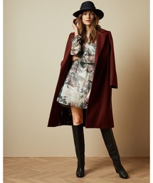 Ted Baker（テッドベーカー）の「REMORRA フラワープリント ラッフルドレス（ドレス）」