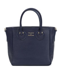 YOUNG & OLSEN/ヤングアンドオルセン EMBOSSED LEATHER D TOTE S レザー ハンドバッグ レザーバッグ