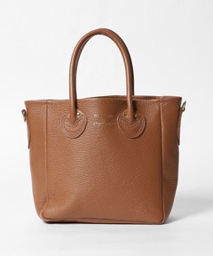 YOUNG & OLSEN/ヤングアンドオルセン EMBOSSED LEATHER TOTE XS レザー