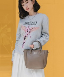 YOUNG & OLSEN/ヤングアンドオルセン EMBOSSED LEATHER D TOTE S レザー ハンドバッグ レザーバッグ