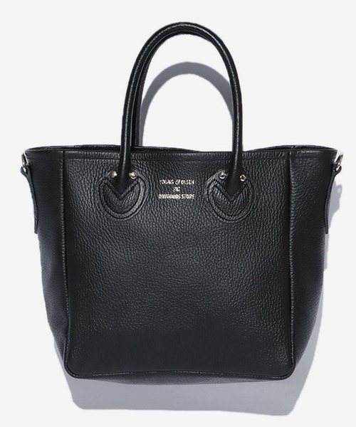 YOUNG&OLSEN The DRYGOODS STORE(ヤングアンドオルセン)の「YOUNG & OLSEN/ヤングアンドオルセン EMBOSSED LEATHER D TOTE S レザー ハンドバッグ レザーバッグ(ハンドバッグ・レディース・グレー/ブラウン/ベージュ/ブラック/オリーブ/チョコ/ブルー/ホワイト・FREE)」の9枚目の写真