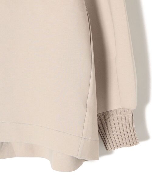 SHIPS（シップス）の「*〈手洗い可能〉ダンボールリブタートル◇（スウェット・レディース・チャコールグレー/ライトブルー/ベージュ/オフホワイト/ライトイエロー・ONE SIZE）」の18枚目の写真