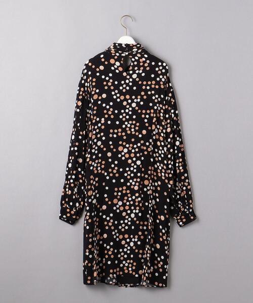 DIANE von FURSTENBERG（ダイアンフォンファステンバーグ）の「＜DIANE von FURSTENBERG（ダイアン フォン ファステンバーグ）＞ドット ハイネック ワンピース ■■■（ワンピース・レディース・ブラック・4/2）」の6枚目の写真