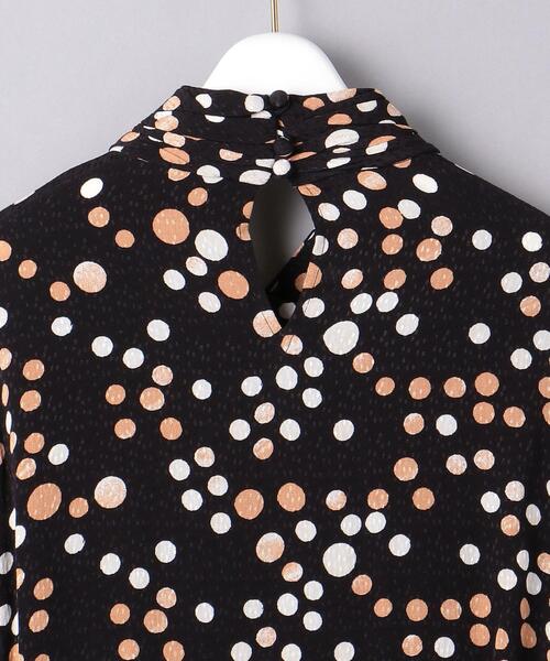 DIANE von FURSTENBERG（ダイアンフォンファステンバーグ）の「＜DIANE von FURSTENBERG（ダイアン フォン ファステンバーグ）＞ドット ハイネック ワンピース ■■■（ワンピース・レディース・ブラック・4/2）」の8枚目の写真