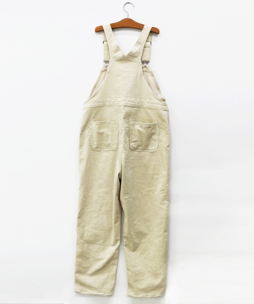 RUGGEDWORKS（ラゲッドワークス）の「《親子お揃い》　太畝ストレッチコーデュロイオーバーオール（ママ用）（その他パンツ・レディース・アイボリー/ブラウン・FREE）」の11枚目の写真