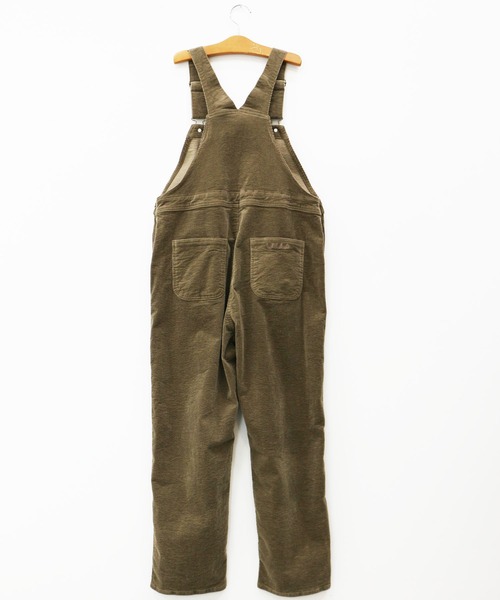 RUGGEDWORKS（ラゲッドワークス）の「《親子お揃い》　太畝ストレッチコーデュロイオーバーオール（ママ用）（その他パンツ・レディース・アイボリー/ブラウン・FREE）」の6枚目の写真