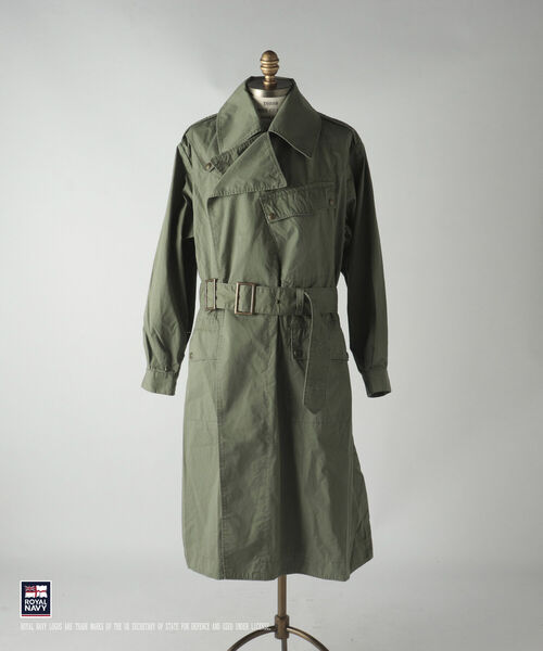 GLOSTER(グロスター)の「【ROYAL NAVY/ロイヤル ネイビー】MOTORCYCLE COAT モーターサイクルコート(その他アウター・メンズ・ネイビー/セージグリーン・MEDIUM)」の8枚目の写真