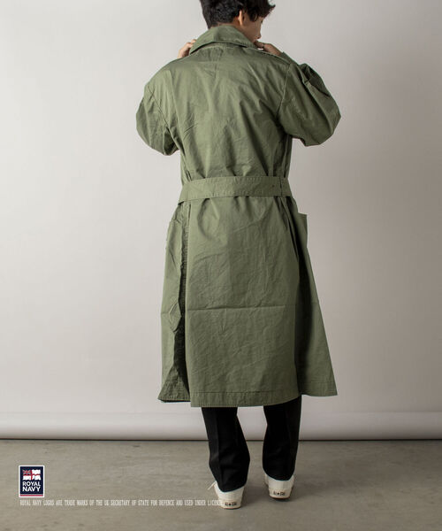 GLOSTER(グロスター)の「【ROYAL NAVY/ロイヤル ネイビー】MOTORCYCLE COAT モーターサイクルコート(その他アウター・メンズ・ネイビー/セージグリーン・MEDIUM)」の19枚目の写真