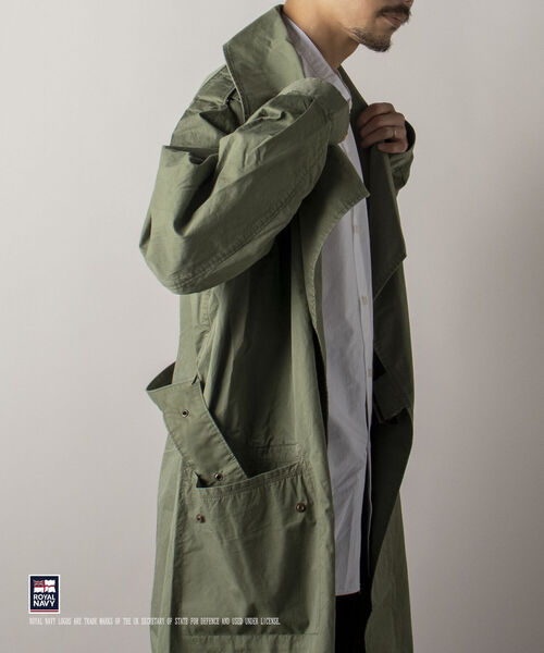 GLOSTER(グロスター)の「【ROYAL NAVY/ロイヤル ネイビー】MOTORCYCLE COAT モーターサイクルコート(その他アウター・メンズ・ネイビー/セージグリーン・MEDIUM)」の20枚目の写真
