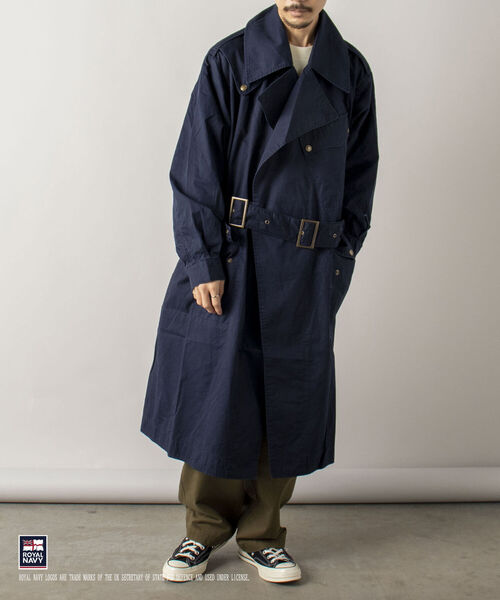GLOSTER(グロスター)の「【ROYAL NAVY/ロイヤル ネイビー】MOTORCYCLE COAT モーターサイクルコート(その他アウター・メンズ・ネイビー/セージグリーン・MEDIUM)」の17枚目の写真