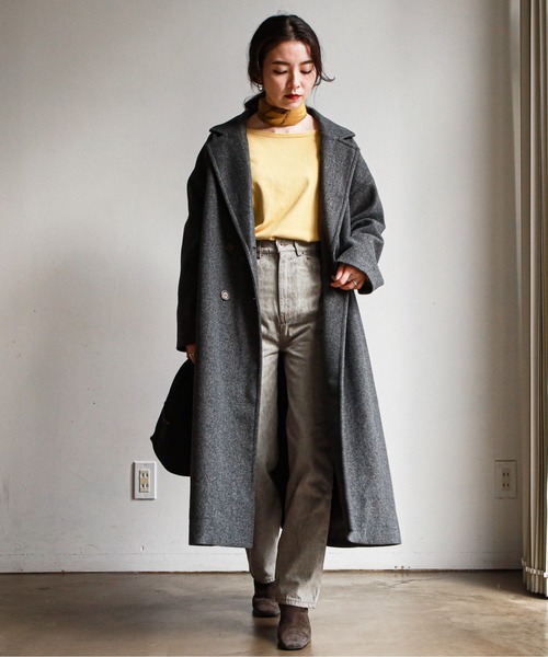 feepur（フェピュール）の「ハイウエストストレートデニム（デニムパンツ・レディース・ネイビー/グレー系その他/シルバーグレー/ブラック・MEDIUM/SMALL）」の21枚目の写真