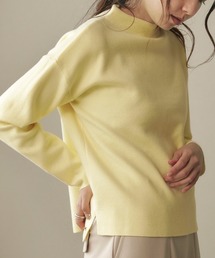 アンゴラタッチボトルネックニット