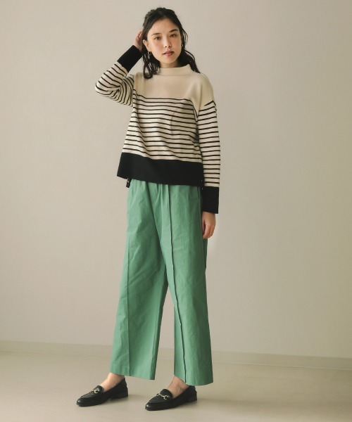 Bou Jeloud（ブージュルード）の「アンゴラタッチボトルネックニット（ニット/セーター・レディース・アイボリー/A/モカ/杢グレー/ミント/イエロー/C/B・FREE）」の17枚目の写真