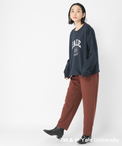 studio CLIP(スタディオクリップ)の「YALEスウェットプルオーバー(Tシャツ/カットソー・レディース・ライトグレー/ネイビー/オフホワイト・FREE)」の4枚目の写真