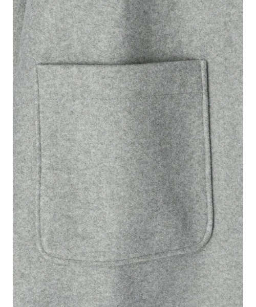 ELENCARE DUE(エレンカーレデュエ)の「・ELENCARE DUE フードハーフコート*(その他アウター・レディース・チャコールグレー/グリーン/アイボリー・FREE)」の4枚目の写真