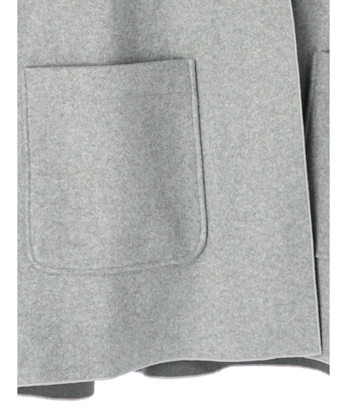 ELENCARE DUE(エレンカーレデュエ)の「・ELENCARE DUE フードハーフコート*(その他アウター・レディース・チャコールグレー/グリーン/アイボリー・FREE)」の10枚目の写真