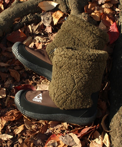GERRY（ジェリー）の「【GERRY/ジェリー】 Water Repellent Middle Boa Boots（撥水仕様 ミドル ボアブーツ）（ブーツ・メンズ・ブラック/ブラウン/ベージュ/チャコールグレー/カーキ系・LL/S/M/L/24.0cm/27.0cm/28.0cm/25.0cm/26.0cm）」の5枚目の写真