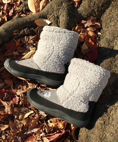 GERRY（ジェリー）の「【GERRY/ジェリー】 Water Repellent Middle Boa Boots（撥水仕様 ミドル ボアブーツ）（ブーツ・メンズ・ブラック/ブラウン/ベージュ/チャコールグレー/カーキ系・LL/S/M/L/24.0cm/27.0cm/28.0cm/25.0cm/26.0cm）」の2枚目の写真