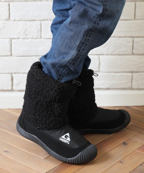 GERRY（ジェリー）の「【GERRY/ジェリー】 Water Repellent Middle Boa Boots（撥水仕様 ミドル ボアブーツ）（ブーツ・メンズ・ブラック/ブラウン/ベージュ/チャコールグレー/カーキ系・LL/S/M/L/24.0cm/27.0cm/28.0cm/25.0cm/26.0cm）」の12枚目の写真