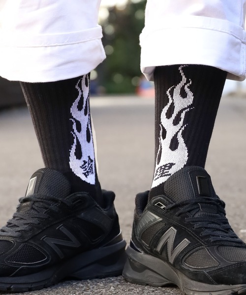 LONELY/論理（ロンリー）の「LONELY(論理)/ロンリー ONIBI 3PSOCCKS 靴下 カラーソックス ブランドロゴ ストリート（ソックス/靴下・メンズ・マルチ・ONE SIZE）」の13枚目の写真