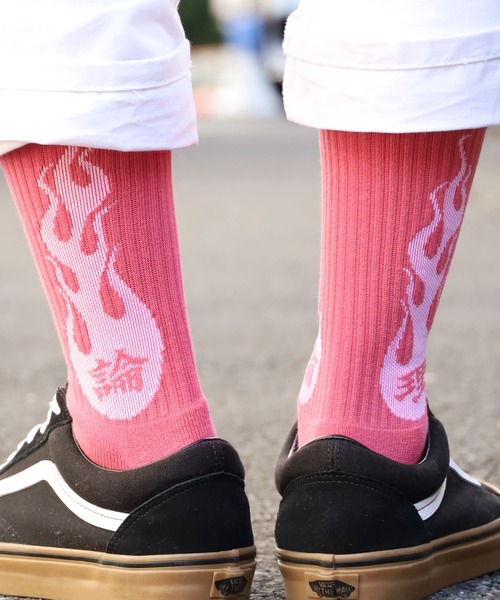 LONELY/論理（ロンリー）の「LONELY(論理)/ロンリー ONIBI 3PSOCCKS 靴下 カラーソックス ブランドロゴ ストリート（ソックス/靴下・メンズ・マルチ・ONE SIZE）」の21枚目の写真