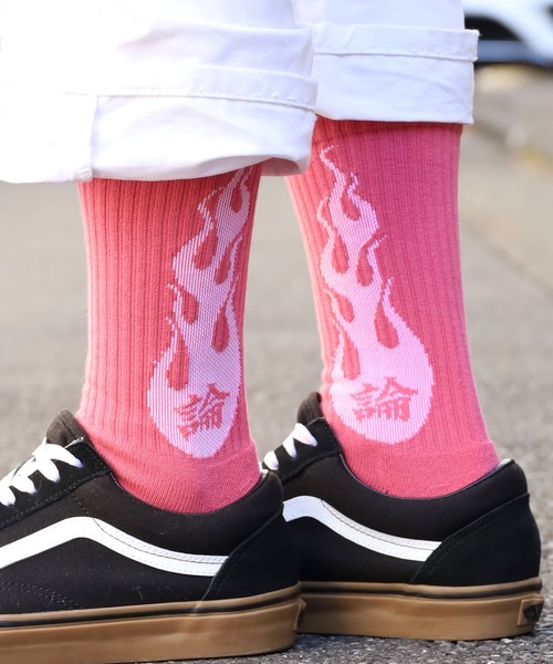 LONELY/論理（ロンリー）の「LONELY(論理)/ロンリー ONIBI 3PSOCCKS 靴下 カラーソックス ブランドロゴ ストリート（ソックス/靴下・メンズ・マルチ・ONE SIZE）」の22枚目の写真