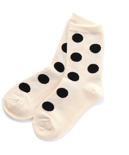 Ampersand（アンパサンド）の「ユニドットソックス（ソックス/靴下・キッズ・ブラック/オレンジ/ブルー/グリーン/アイボリー/キャメル・12/15 /18/21）」の2枚目の写真